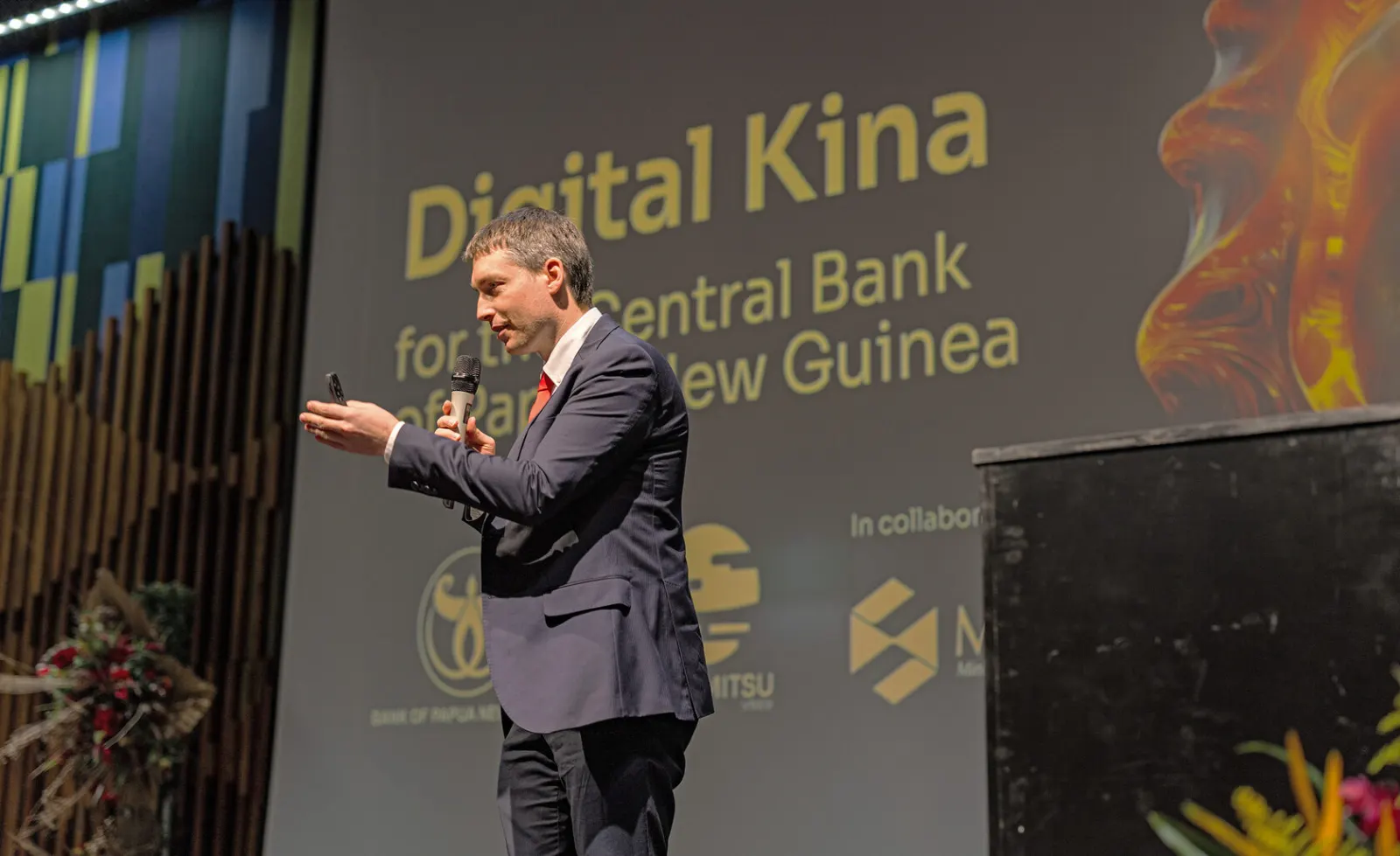 Presentation at the Digital Kina proof-of-concept event in Papua New Guinea